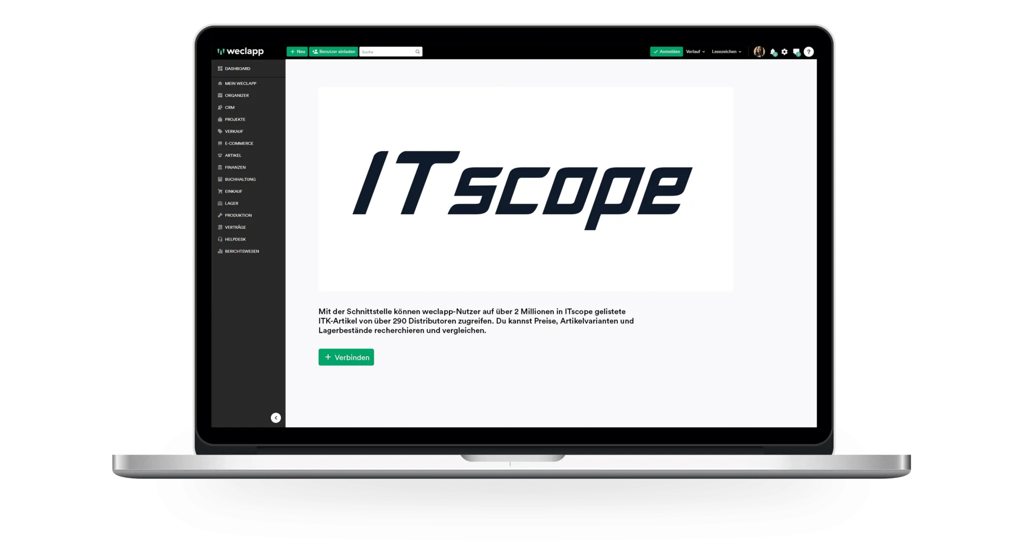 weclapp Integration Amazon