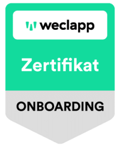 Onboarding Zertifikat