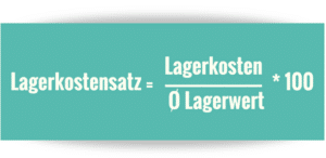 Lagerkostensatz Formel