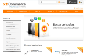 screenshot xt-commerce