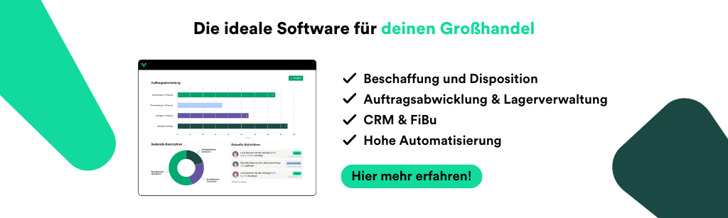 weclapp ist die ideale Software für Großhändler