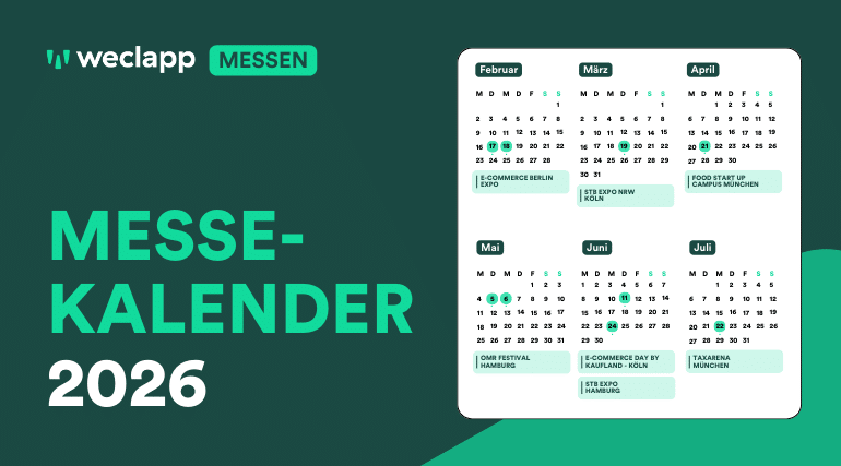 weclapp Messen 2026