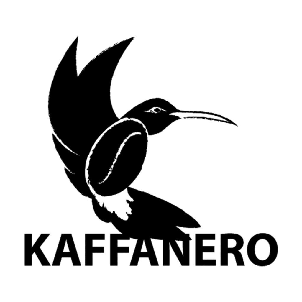 Logo "KAFFANERO" Schwarz-Weiß