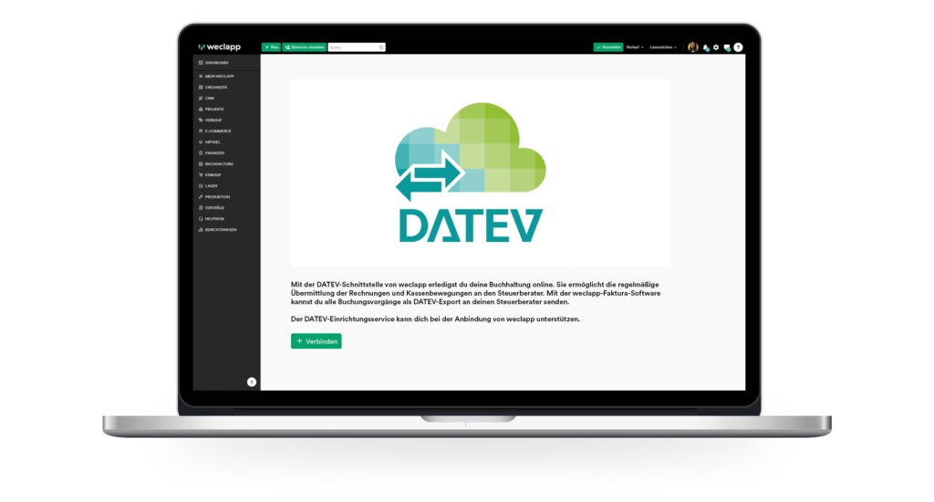 weclapp Integration DATEV