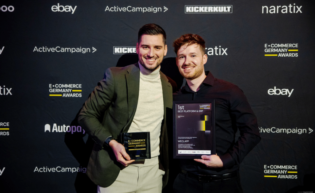 E-Commerce Germany Award Verleih Mergim und Yannik