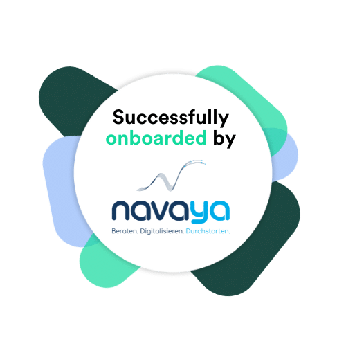 Partner Badge der Navaya zum Onboarding