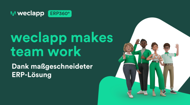weclapp Blogbeitrag ERP für Teams