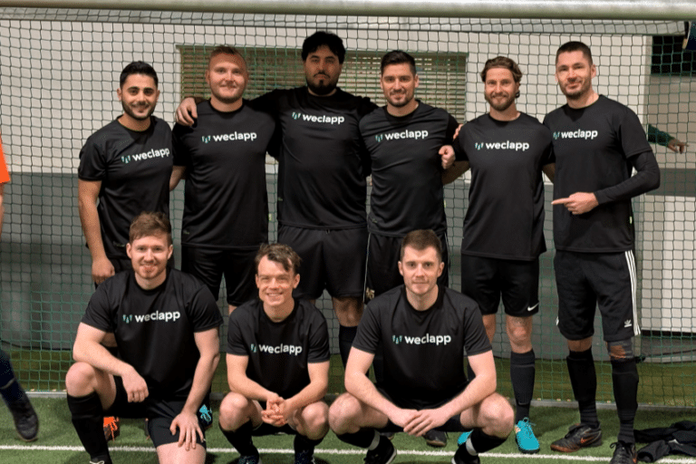Team weclapp beim Business Cup 2025