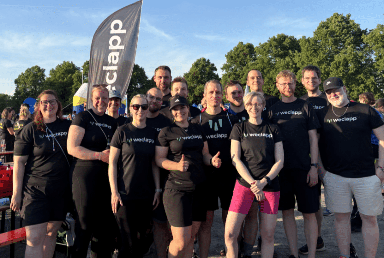 Team weclapp beim Gießener Firmenlauf