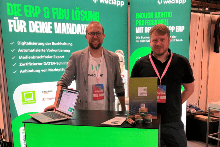 weclapp bei der TAXarena München 2025