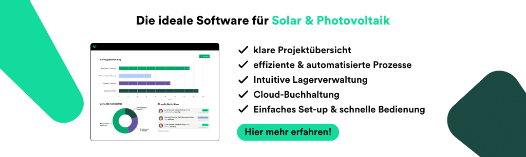 Die ideale Software für Solar & Photovoltaik - Jetzt mehr erfahren