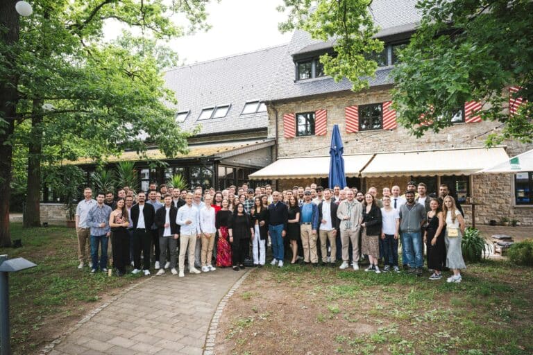 Gruppenbild der weclapp Sommerfeier 2025