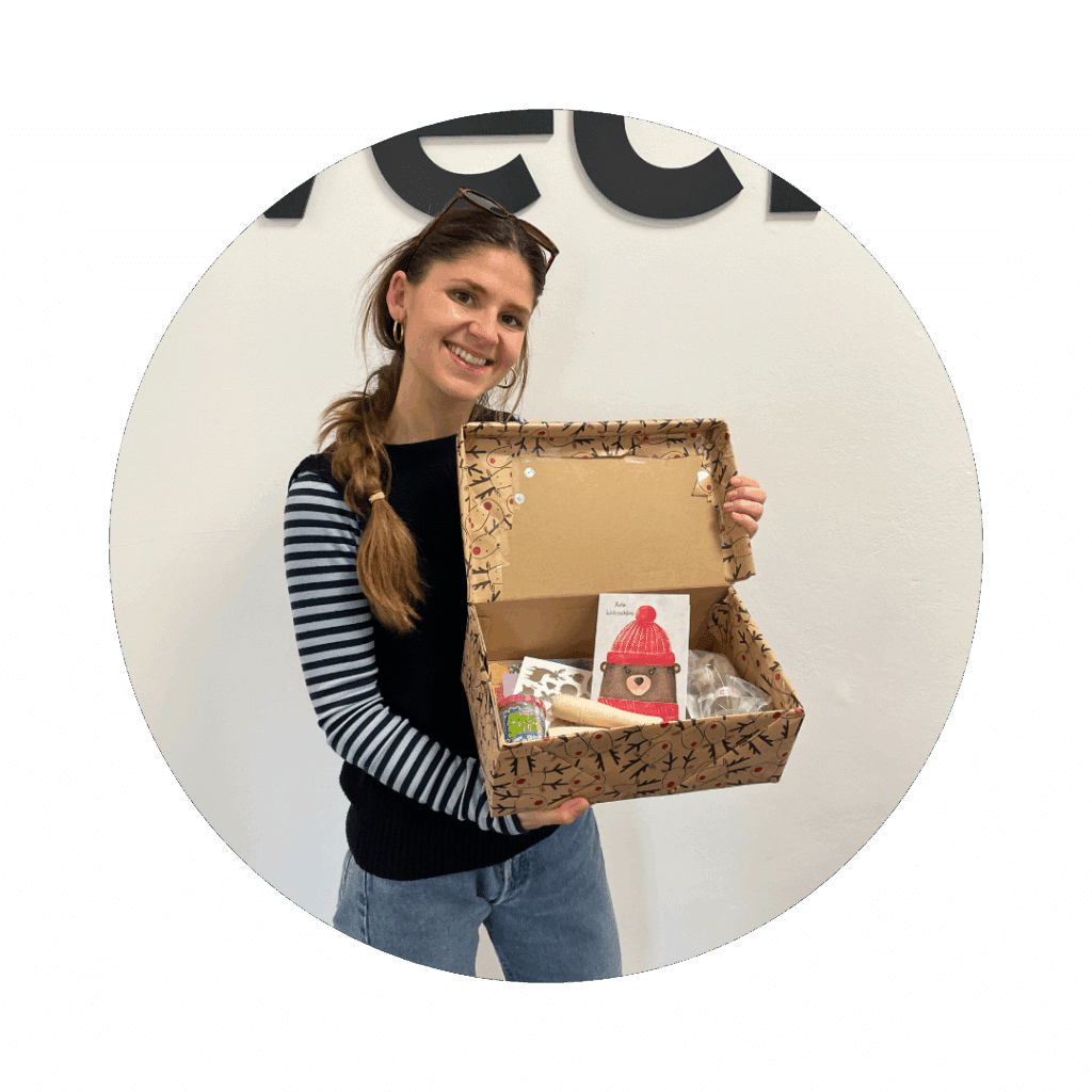 Zitat von Sophie mit ihrem Schuhkarton