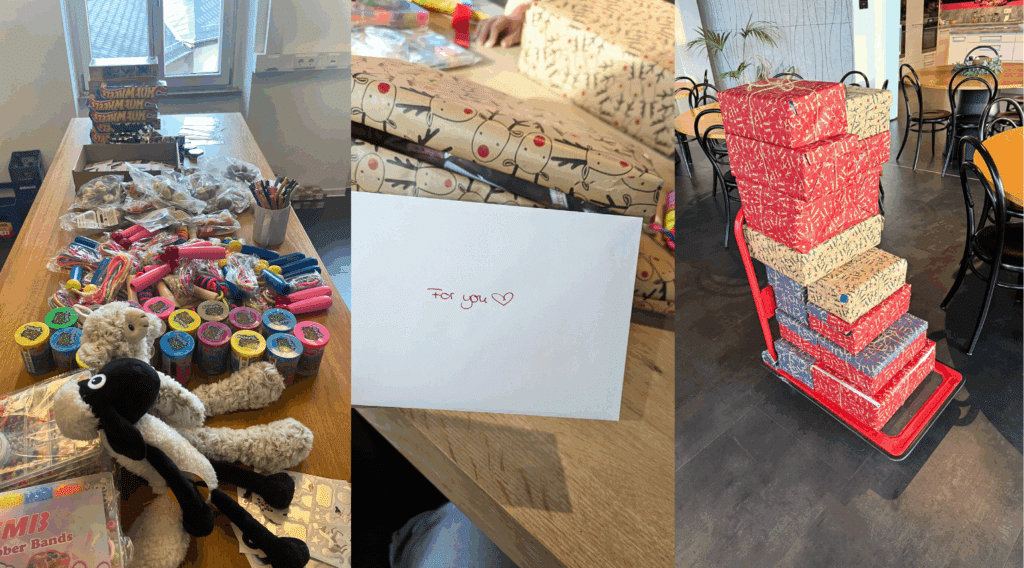 Bild von Weihnachten im Schuhkarton