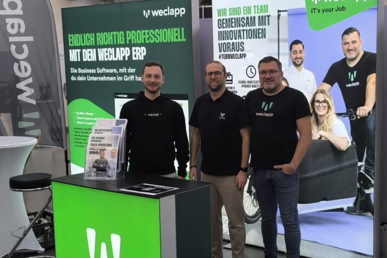 Team weclapp auf der meineZukunft Mainfranken 2025