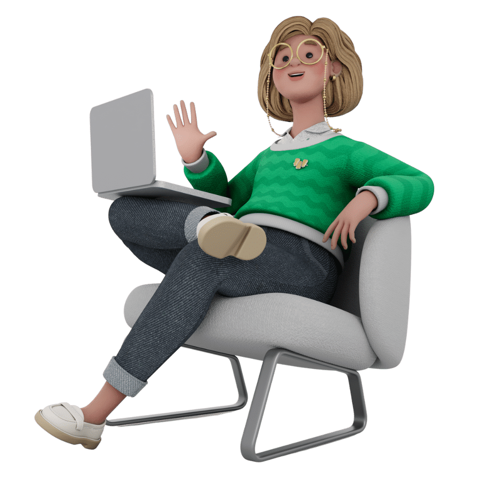 weclap 3D woman chair