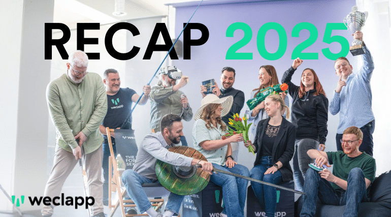 Recap des weclapp Jahres 2025
