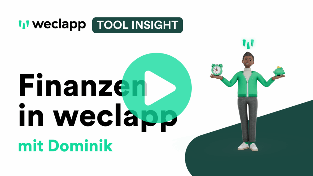 Tool Insight Finanzen weclapp