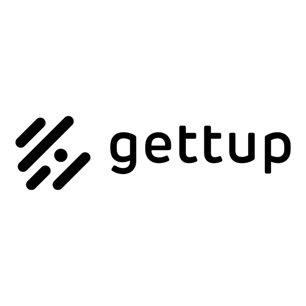 gettupp Logo Schwarz-Weiß