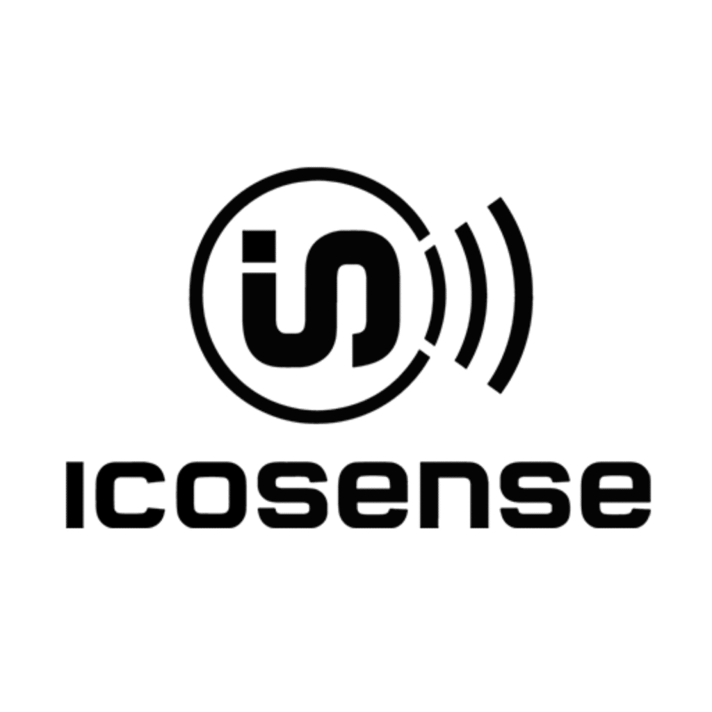 ICOsense Logo Schwarz-Weiß