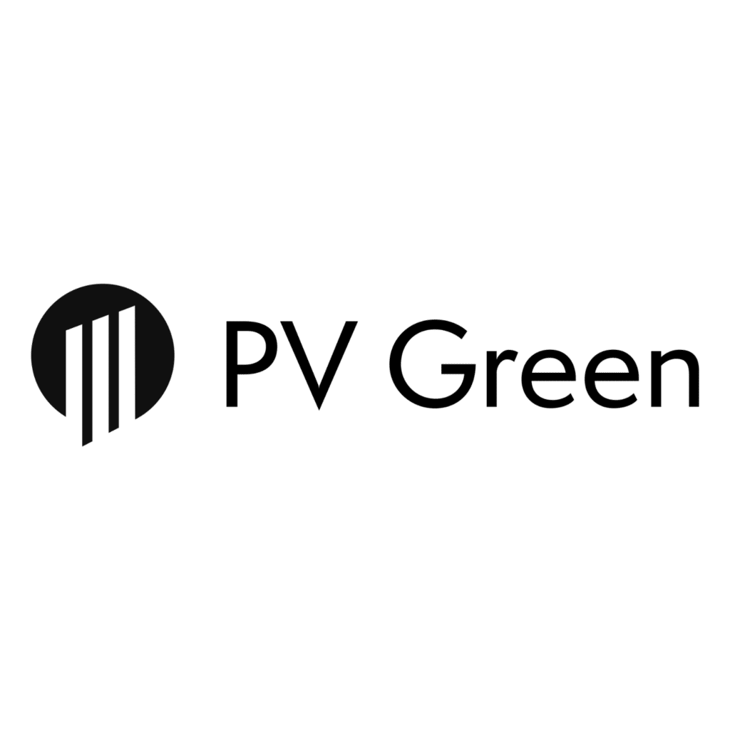Logo Schwarz-Weiß PV Green