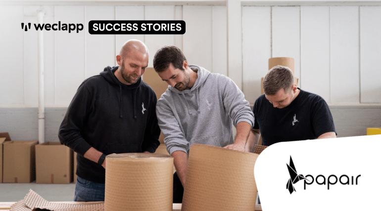 Beitragsbild der Customer Success Story mit papair