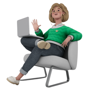 weclapp 3D woman chair