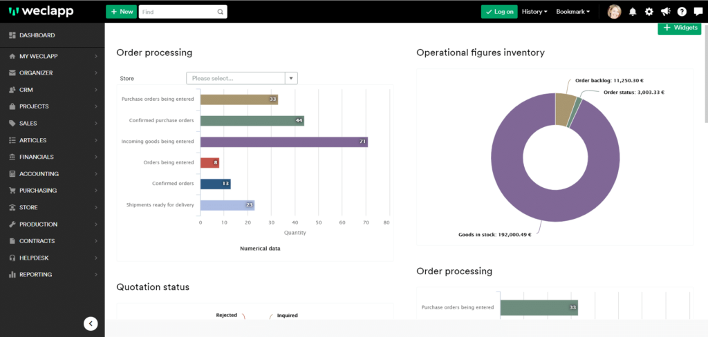 cloud erp trade