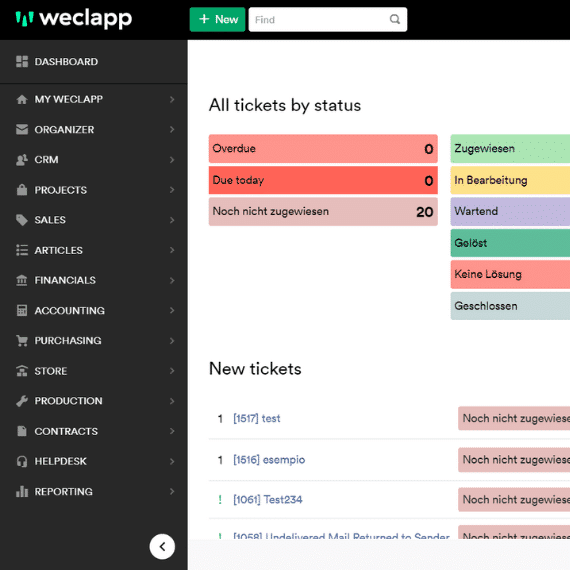 dashboard helpdesk