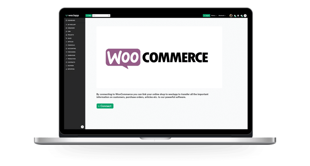 integration weclapp and woocommerce